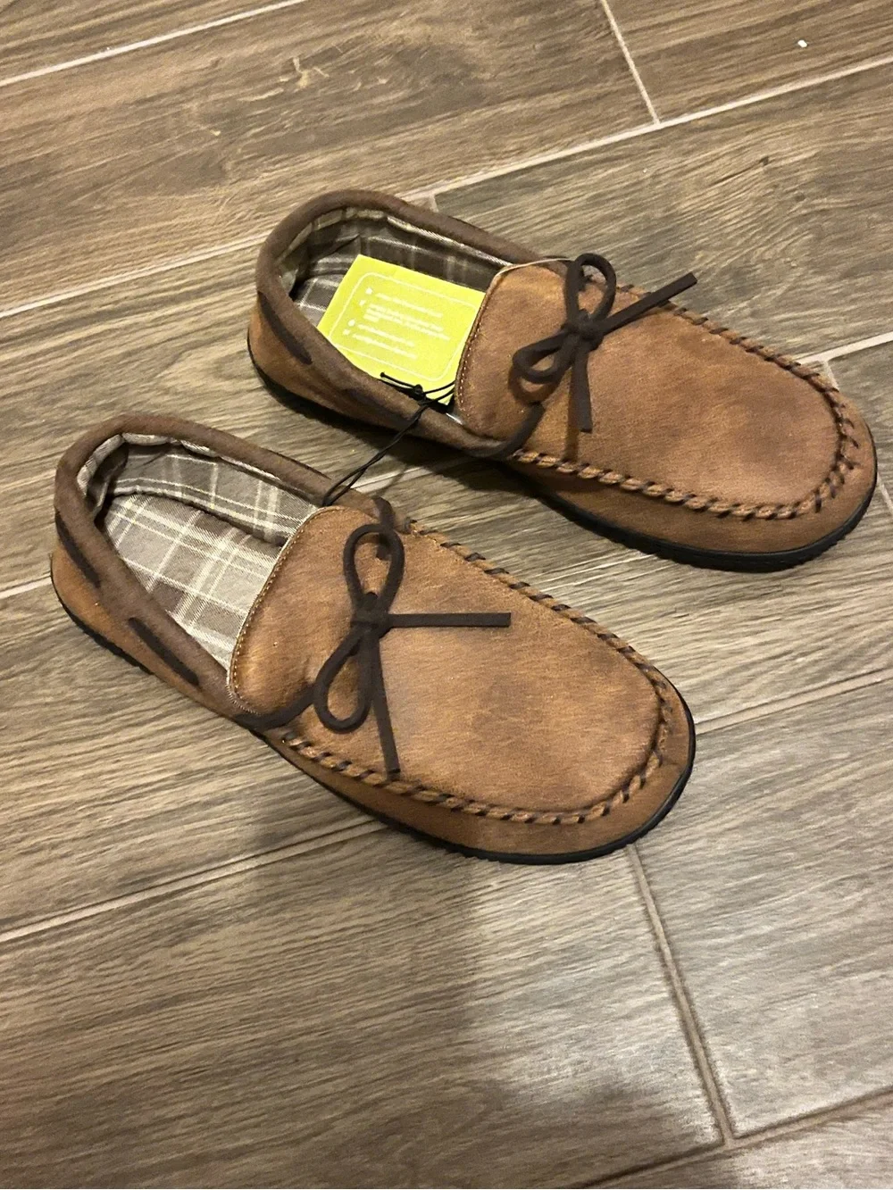 Men's Tan Suede Moccasin Slip-On Loafers